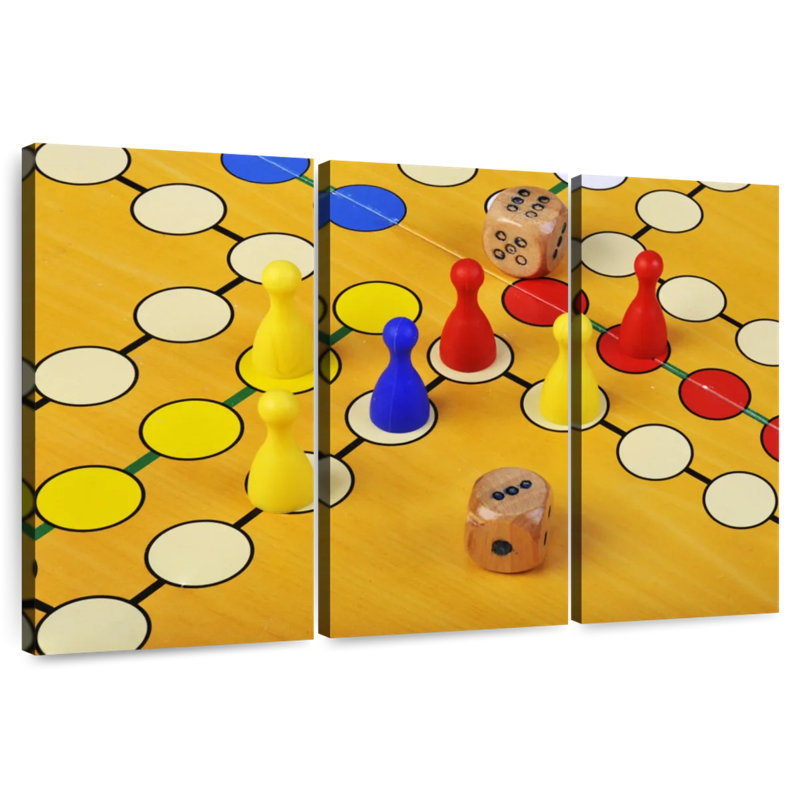 Senne Game Of Ludo, 36" H x 57" W