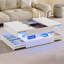 Pedestal Coffee Table with Storage-1139839842