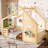 Solid Wood Floor Bed With Window And A Small Shelf-960015863-960015861