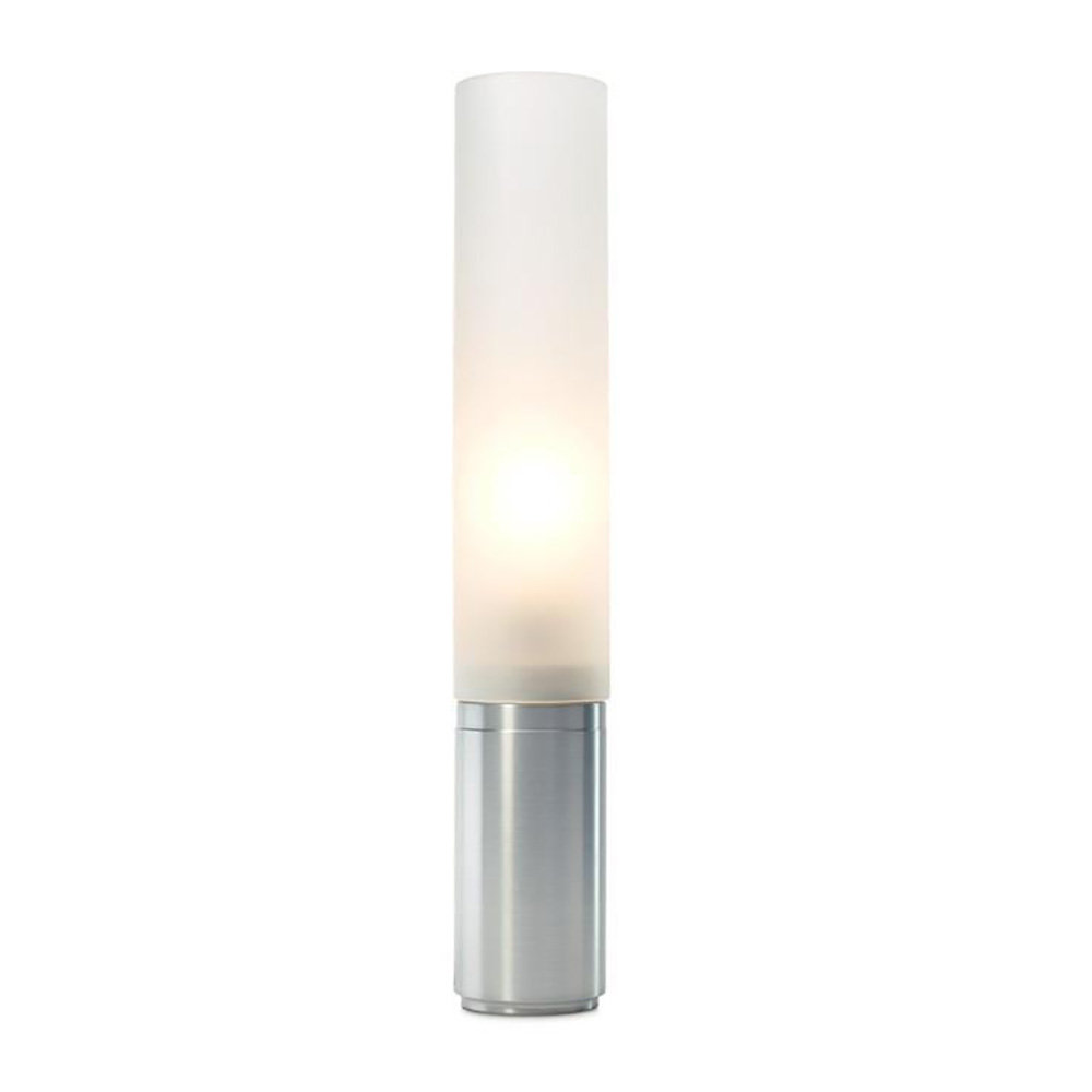 Pablo Designs Elise Novelty Lamp, Silver, 18" H x 3" W x 3" D