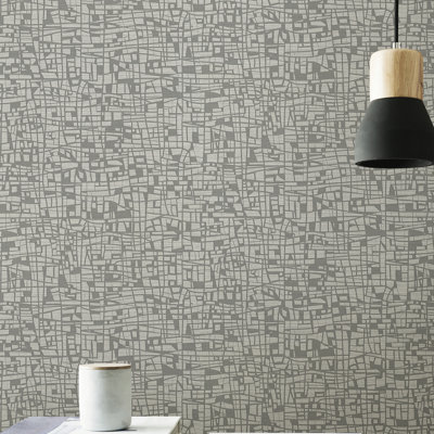 Rouleau de papier peint texturé l 27 pi x l 27 po Desaree