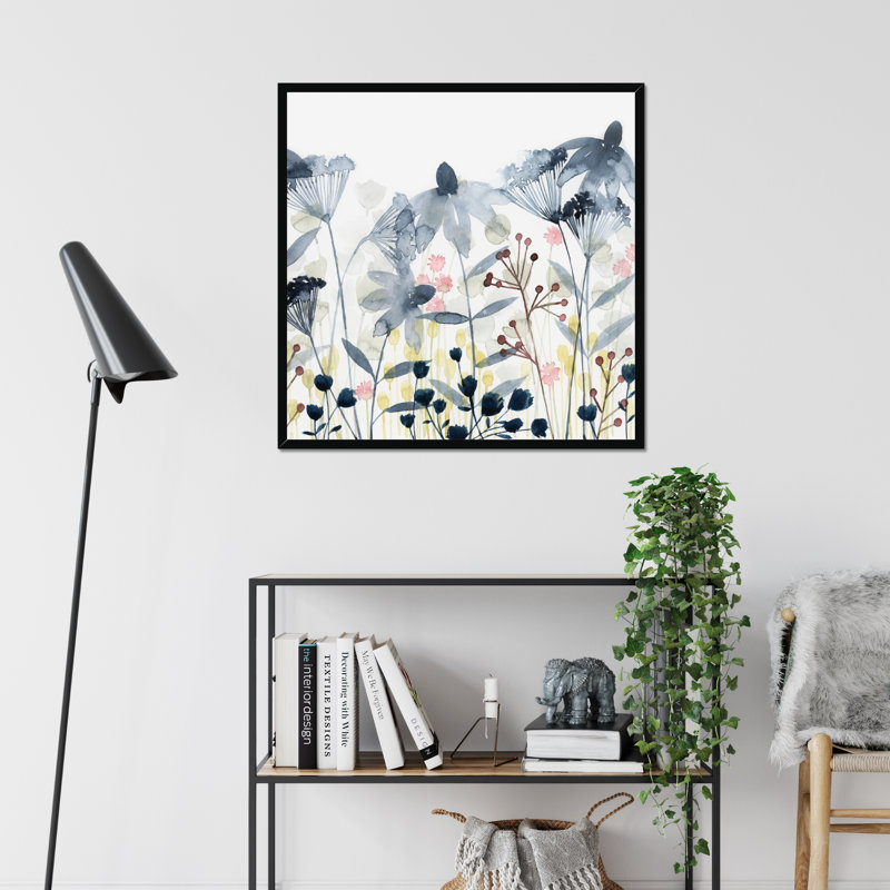 Layered Gardens II by Grace Popp - Painting, Black Framed Paper Print, 95cm H x 95cm W