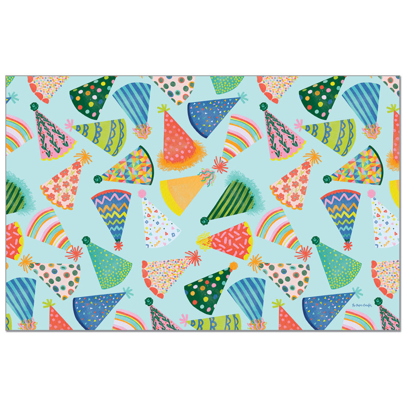 Napperons en papier 24 feuilles Party Hats