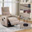 Fauteuil inclinable pivotant manuel avec fonction de massage thermique-1431994258