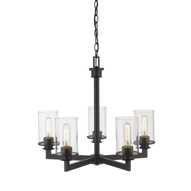 Attah 5 - Light Dimmable Chandelier, Bronze