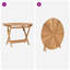 Circle Solid Wood Outdoor Bistro Table - 110 cm W 110 cm D