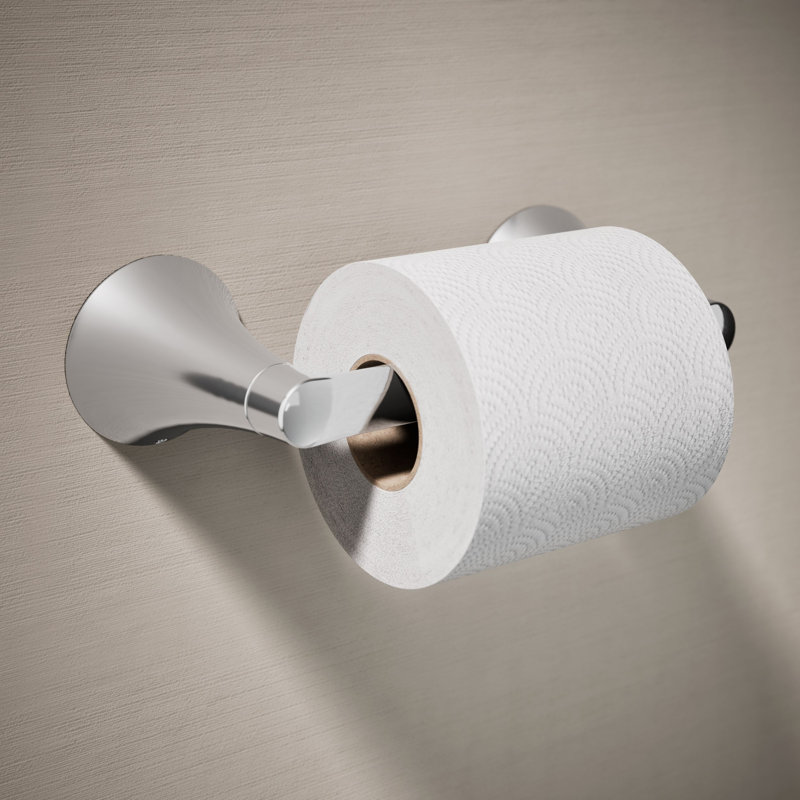 Porte-papier hygiénique Buckley, Chrome poli