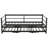Metal Daybed With LED And Adjustable Trundle-416907096