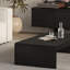 Table basse noire rétro
