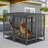 Chellsea Metal Pet Crate with 2 Doors