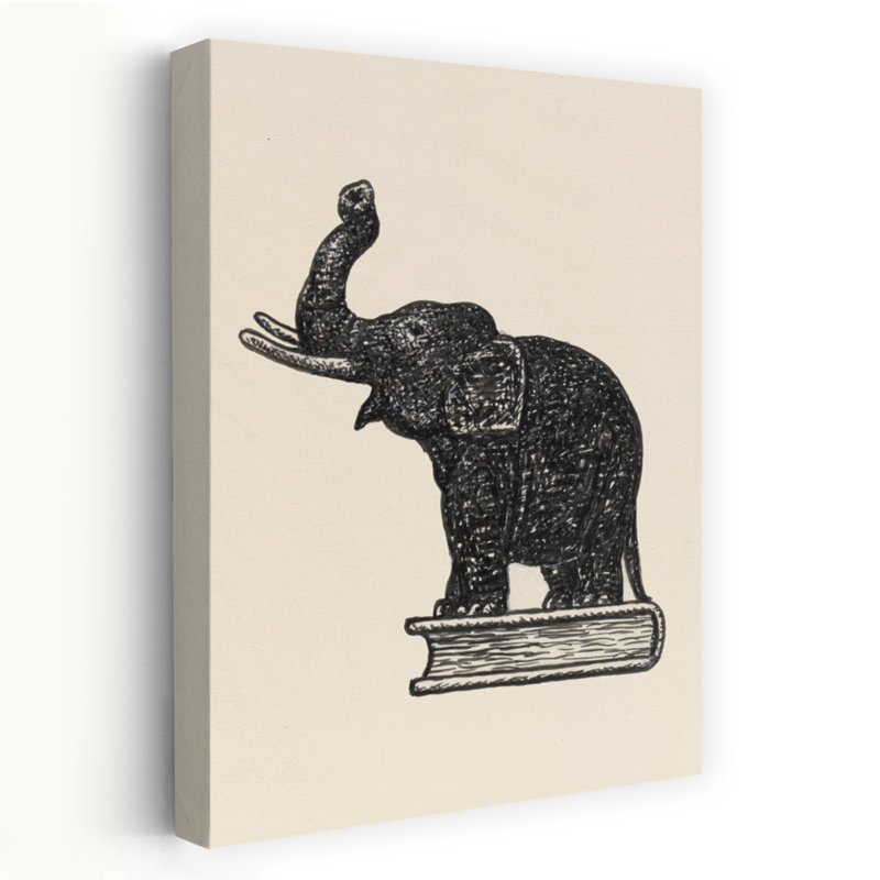 Art contemporain Art éléphant contemporain, H 24 po x l 16 po