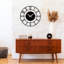 Yokum Metal Wall Clock