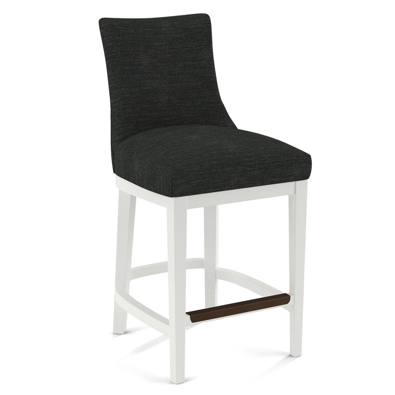 Upholstered Stool, 61585-76, White