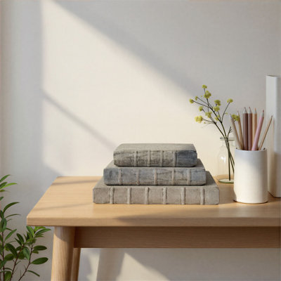 3-Piece Stonewashed Canvas Bound Paper Notebooks