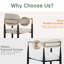 Ensemble de table de salle à manger extensible pour 8, table en pierre frittée 9 pièces avec 8 chaises, grande cuisine moderne et ensemble de salle à manger-838407799
