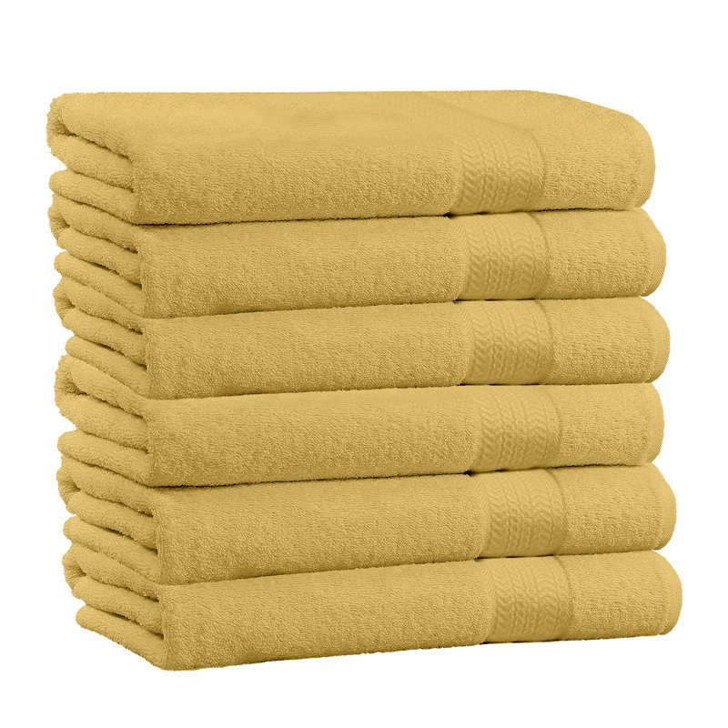 Plush Bath Towel, Gold