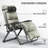 Reclining Zero Gravity Chair Set of 2, Folding Sun Lounger-1845732602