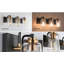 Luminaires de salle de bain 3 lumières pour miroir de salle de bain au-dessus du miroir