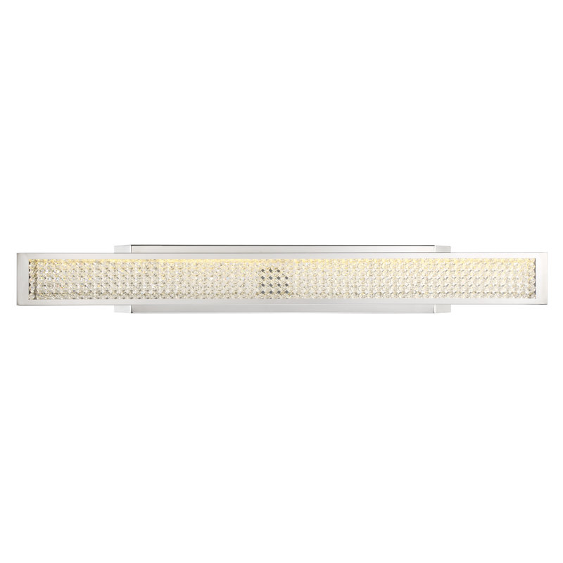 Polar 1 - Light LED Flush Mounted Sconce, 4.75 H x 36 W x 2.4 D