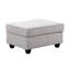 Canapé modulaire en lin gris 8 pièces - Élégant ajout de salon en forme de L 8 pièces