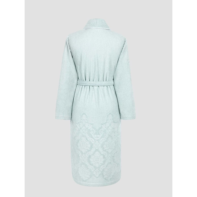 Michelle Cotton Terry Cloth Girl / Woman+ Above Knee Bathrobe with Pockets, L