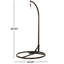Support de chaise en fer - résistant aux intempéries, compatible avec diverses chaises suspendues, structure robuste, 44 po x 44 po x 80 po, cadre 45,06 lb