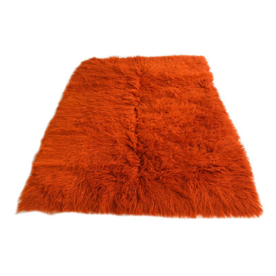 6 tapis orange Pinson