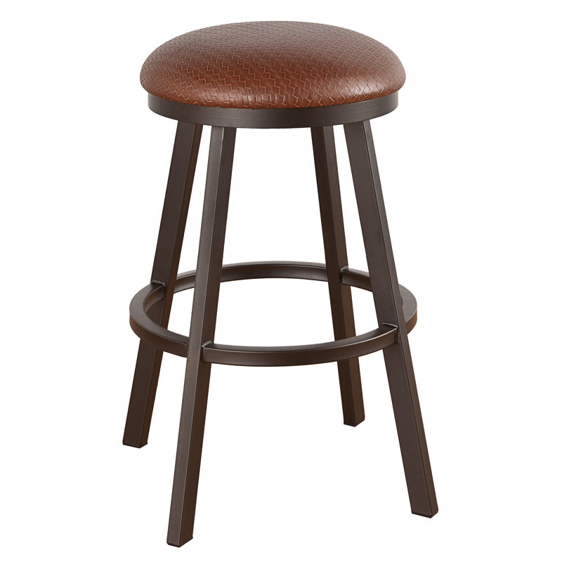 Tabouret de bar et de comptoir Ariam, Gris silex, Orge de Bacova, Tabouret de comptoir (assise de 26 po de hauteur)