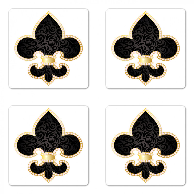 Sous-verre fleur de lis