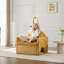Fauteuil d'appoint surdimensionné en chenille de style moderne avec méridienne simple pour salon, chambre à coucher-917476842