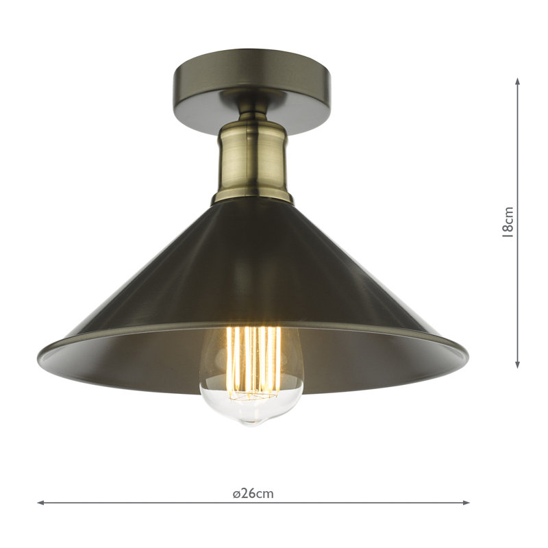 Prabal Semi Flush Mount