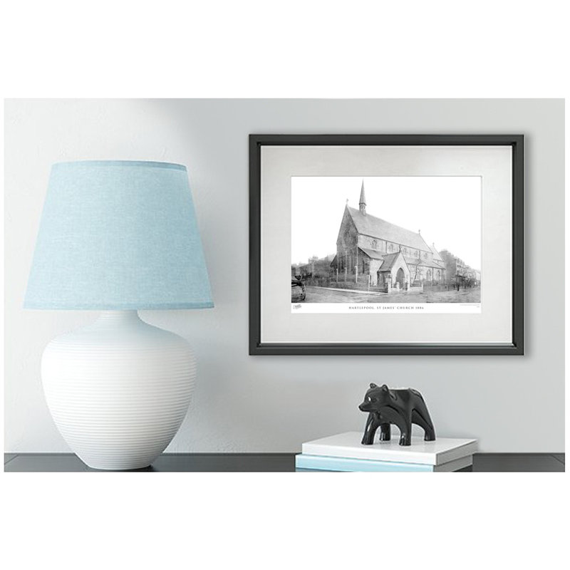 Hartlepool, St James - Single Picture Frame Print, 40cm H x 50cm W x 2.3cm D