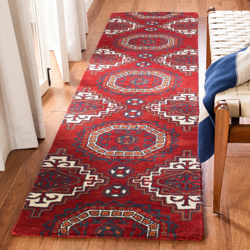 Kouerga Wool Southwestern Rug, Runner 2'3" x 9'