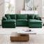 Canapé modulaire surdimensionné avec repose-pieds convertible-2128331088
