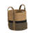 Handmade Natural Jute Basket with Handles