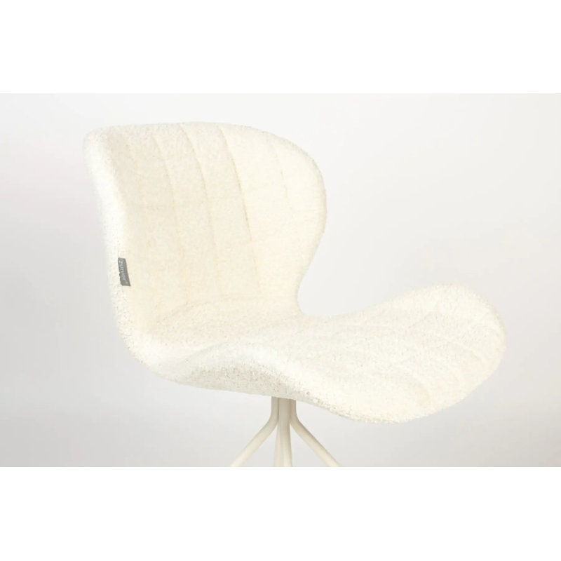 OMG Upholstered Dining Chair, Off White