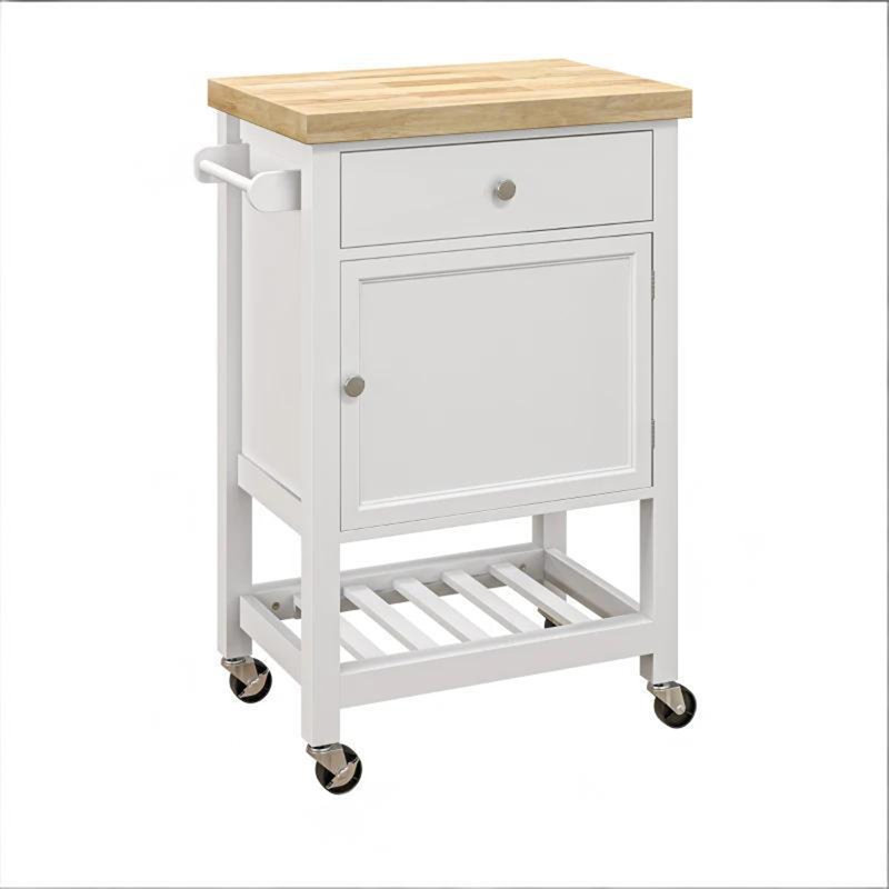 Mobile Kitchen Island (Not Include Stools)
