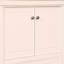 Meuble-lavabo de 30 po sans lavabo, base seulement, armoire avec portes et tiroir, cadre solide et panneau de fibres à densité moyenne