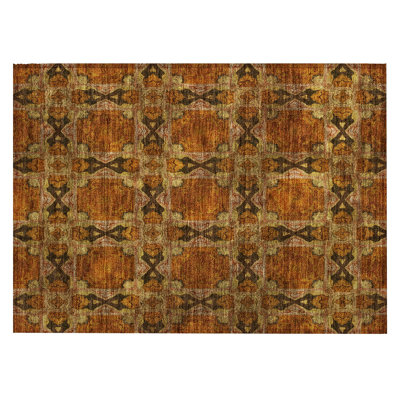 Edington Geometric Indoor / Outdoor Rug