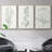 " Botanical Study In Sage I " 3 - Pieces-97757641-97757645
