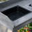 Outsunny 36'' Wooden Potting Bench Work Table With 2 Removable Wheels, Sink, Drawer & Large Storage Spaces, Gray-375475043