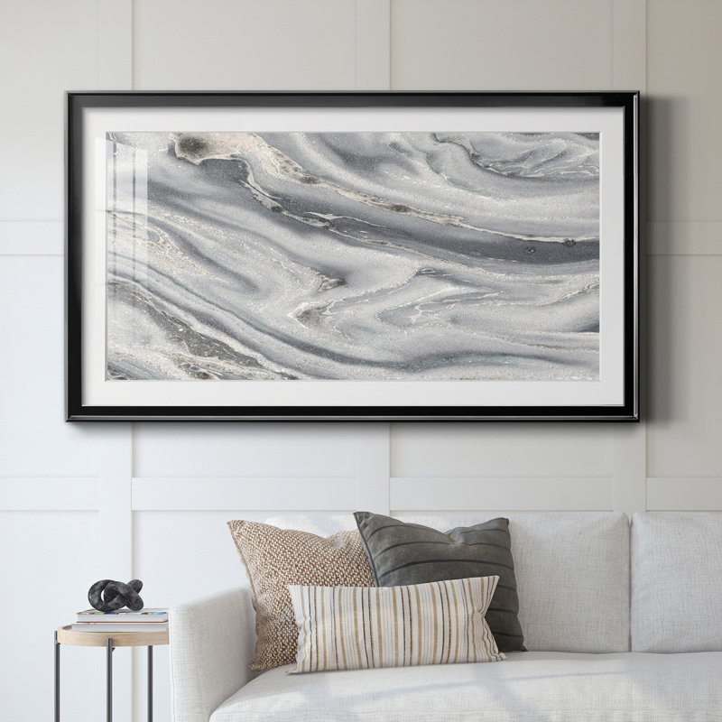 Amalfi - reproduction d'art encadrée de qualité supérieure - prête à être accrochée, H 22,5 po x l 42,5 po x P 1,5 po