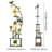Plant Stand Indoor with Grow Lights, 65.5 in Tall 7-Tiered Lighted Plant Shelf, 2 Pack Metal Corner Plants Holder, 3 Timer & 10 Brightness, Half-Moon Shaped Flower Display Rack for Living Room