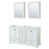 Blanc / chrome poli