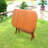 Blaser Rectangular Yellow Balau Outdoor Folding Dining Table