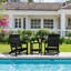 HDPE All-Weather Solid Panel Adirondack Chair-416091378
