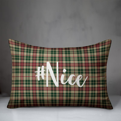Plaid Throw Pillow