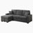 Jerrud Sectional With Right Chaise-1938949976-1932420287-1932420286