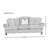 American Classic Solid Wood Three-seater Sofa