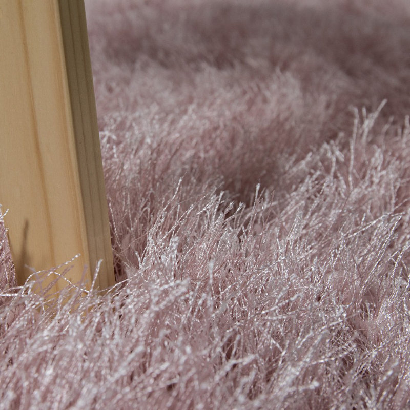 Gallardo Solid Colour Shag Area Rug, Rectangular 200 x 290cm